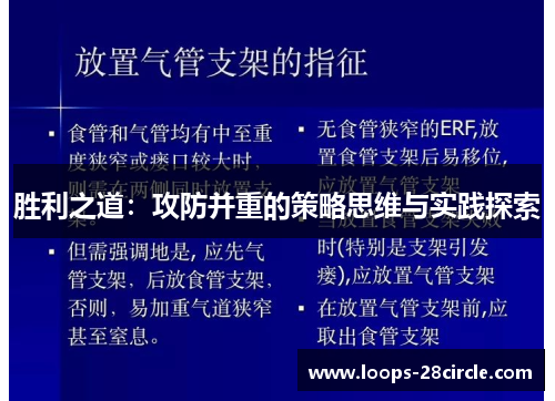 胜利之道：攻防并重的策略思维与实践探索